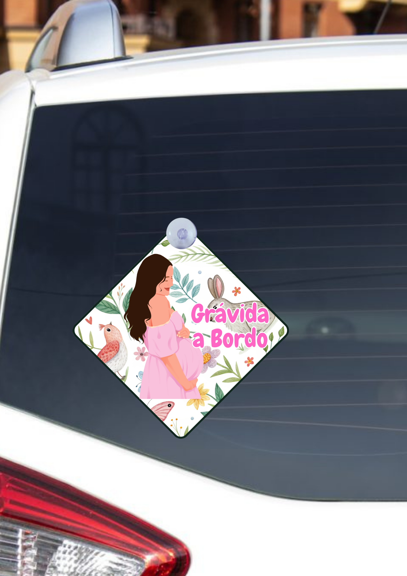 Placas para Carro Mamã a Bordo