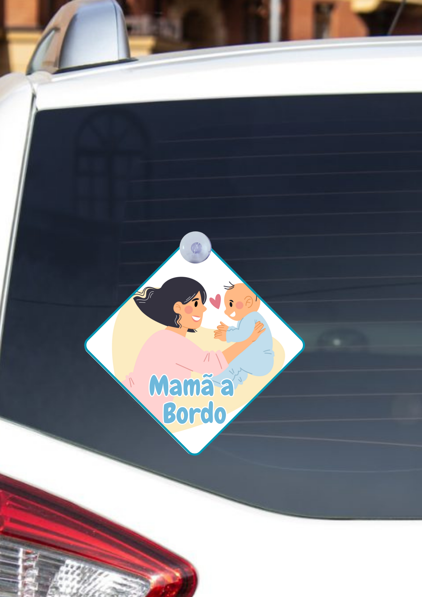 Placas para Carro Mamã a Bordo