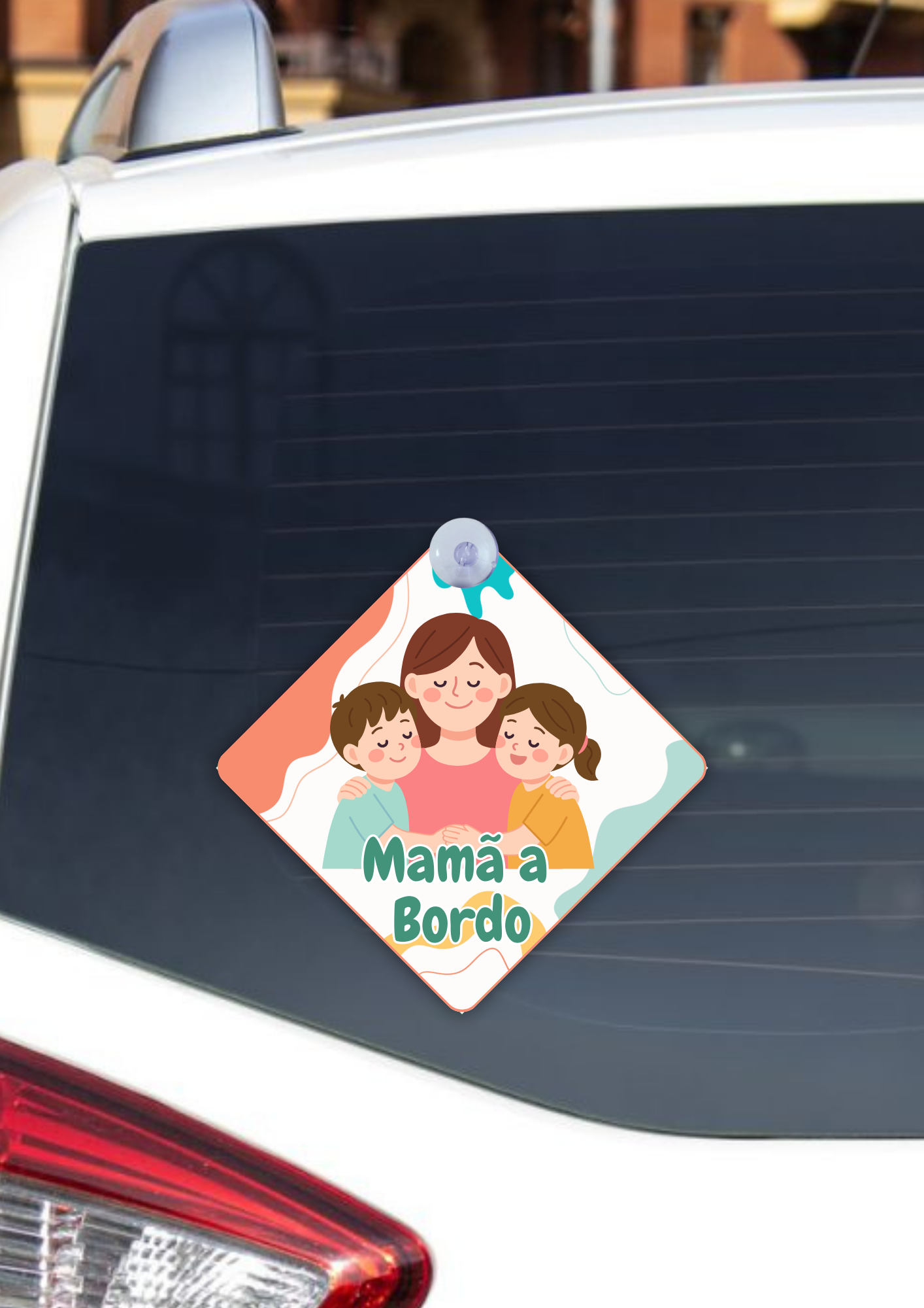 Placas para Carro Mamã a Bordo