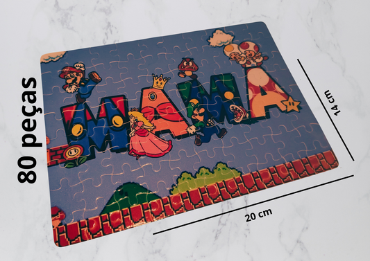 Puzzle Mamã - Super Mario