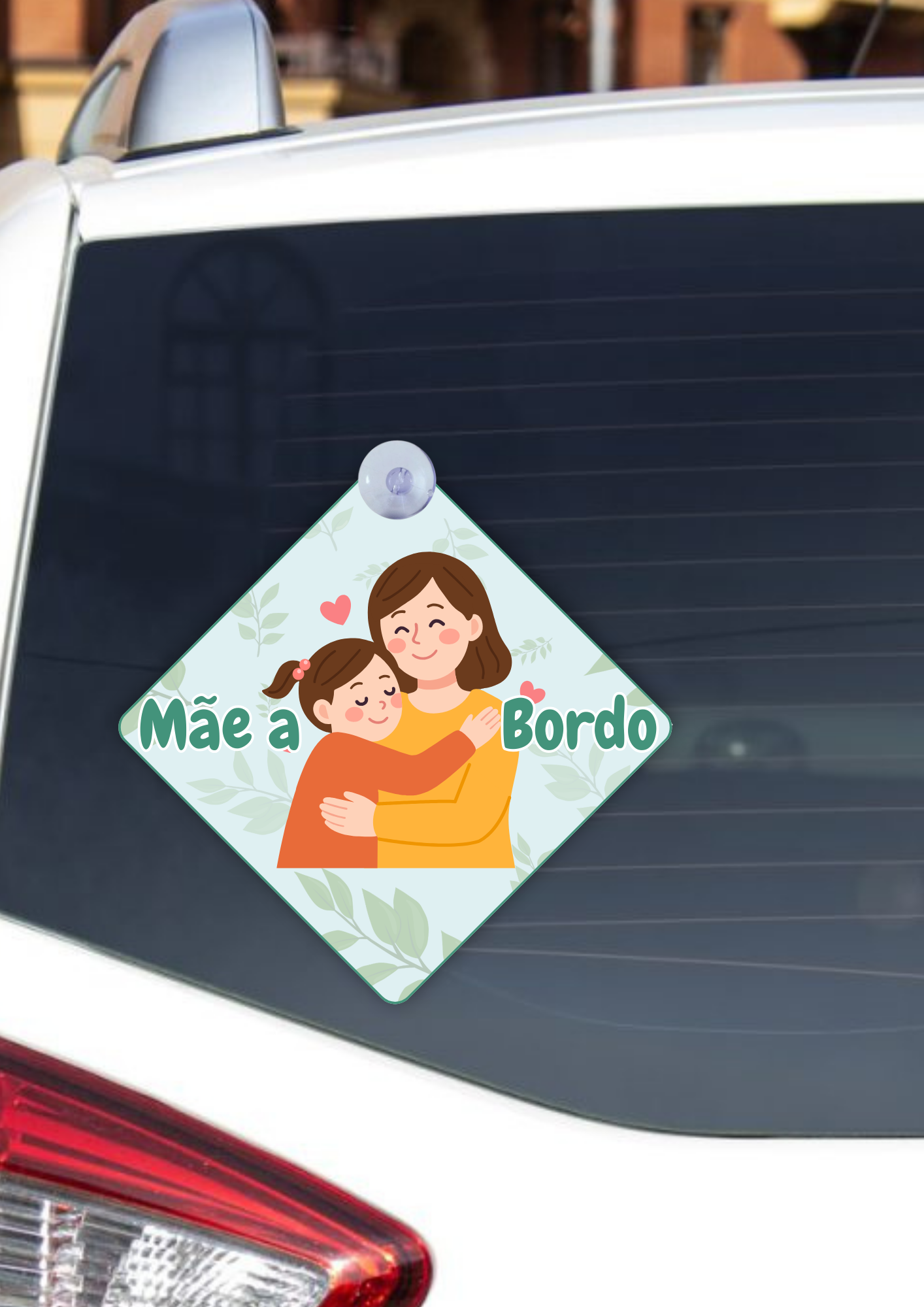 Placas para Carro Mamã a Bordo