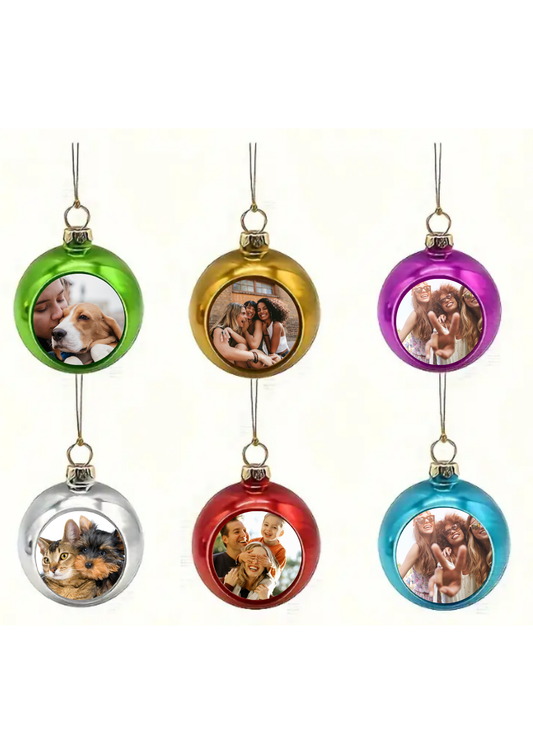 Ornamento Árvore Natal | Personalizado com Fotografia