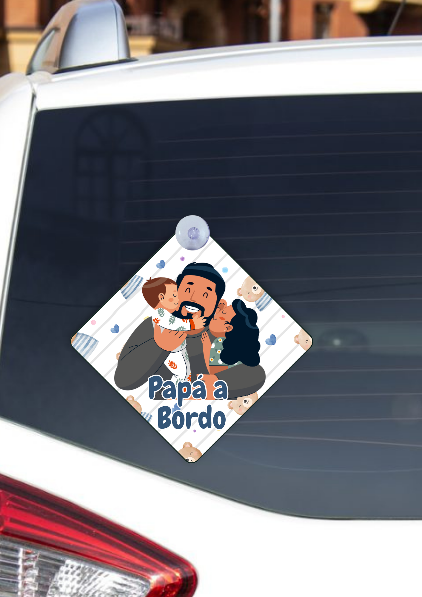 Placas para Carro Papá a Bordo