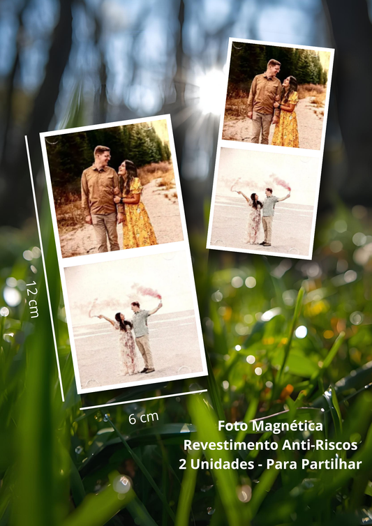 Pack de 2 Mini-CDs Personalizados + 2 Ímãs Fotográficos | Com ou Sem NFC