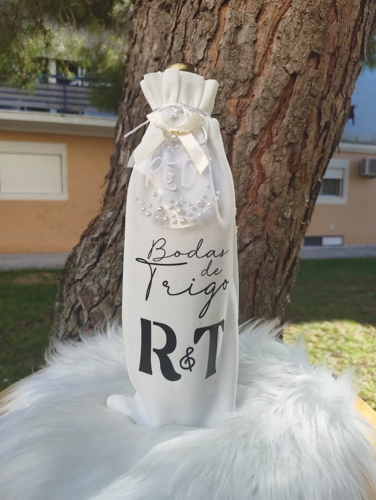 Kit Vinho Personalizado – Garrafa, Saco, Rótulo e Brinde
