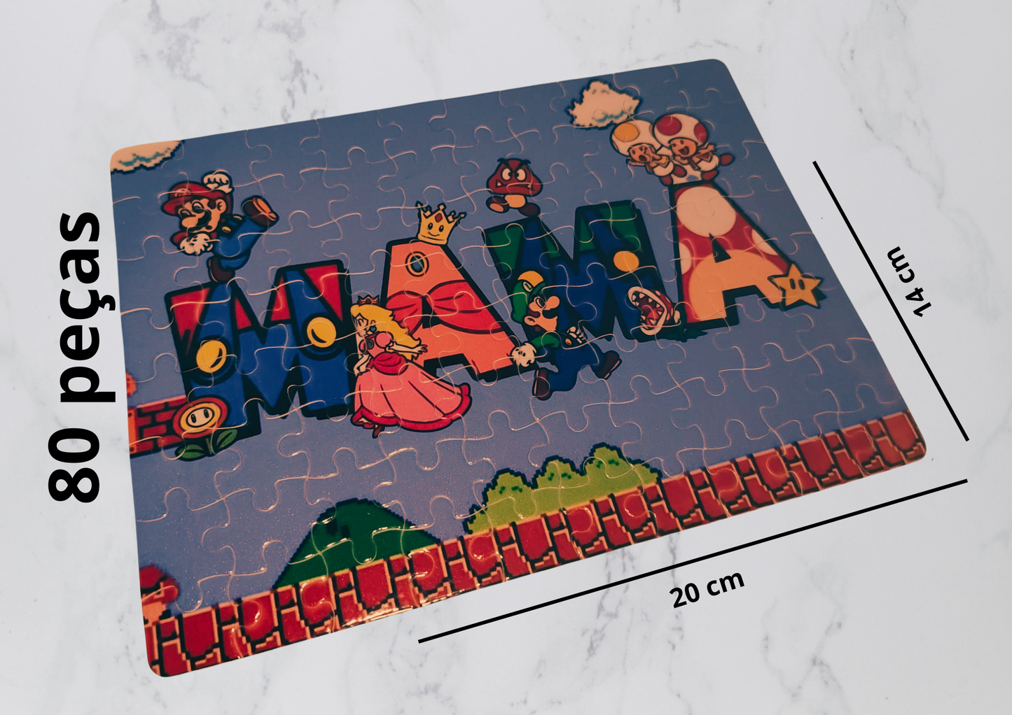 Puzzle Mamã - Super Mario