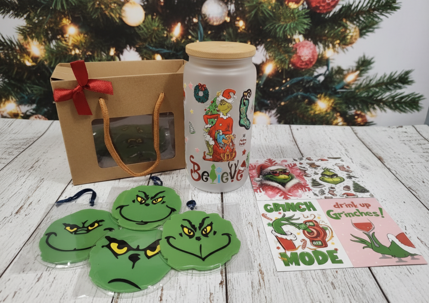 Mini Gift Box - Grinch
