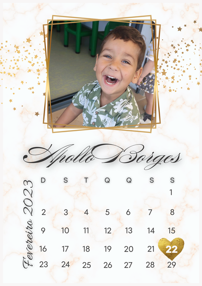 Calendário Comemorativo A4