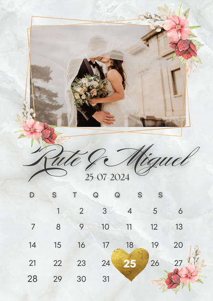 Calendário Comemorativo A4