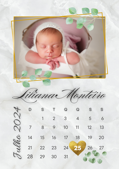 Calendário Comemorativo A4