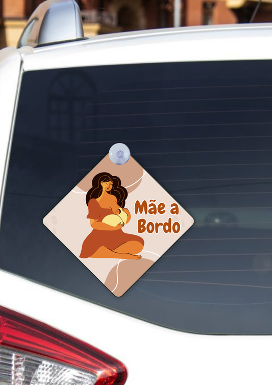 Placas para Carro Mamã a Bordo