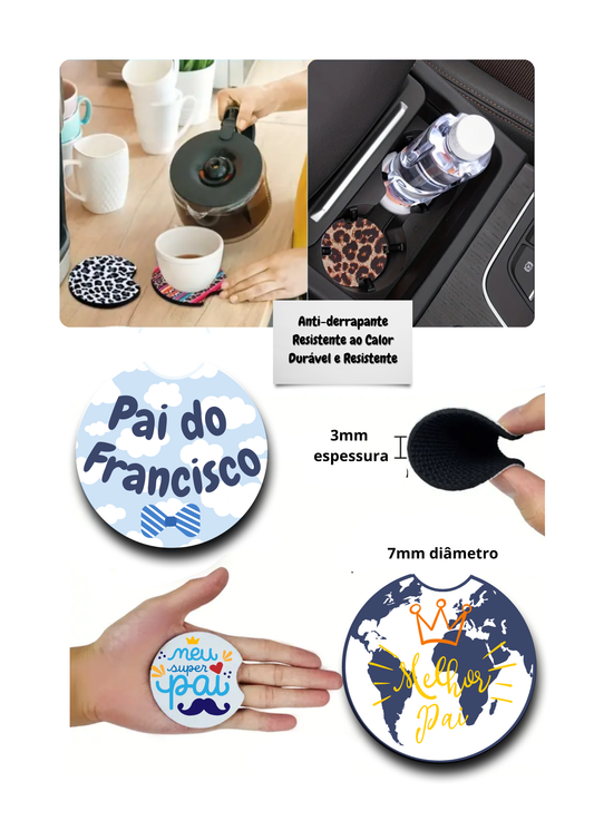 Base para Copos Para Papá