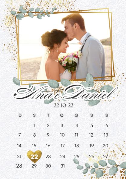 Calendário Comemorativo A4