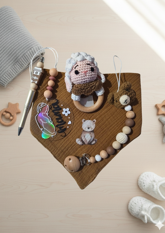 Caixa Presente - Mamã e Bebé Crochet