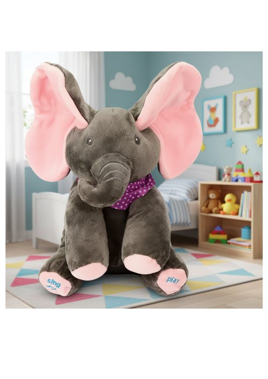 Peluche Elefante Personalizado Canta e Dança