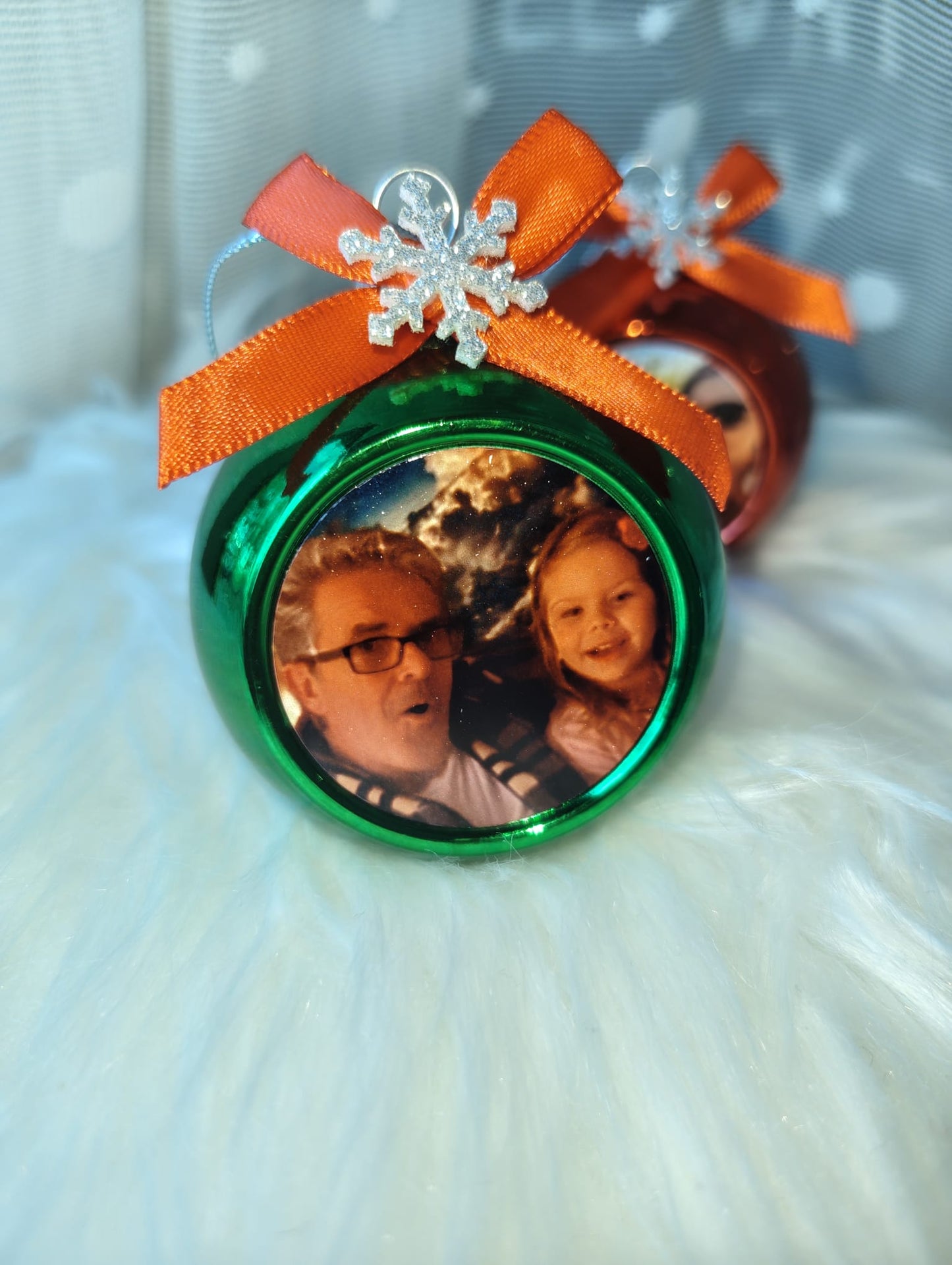 Ornamento Árvore Natal | Personalizado com Fotografia