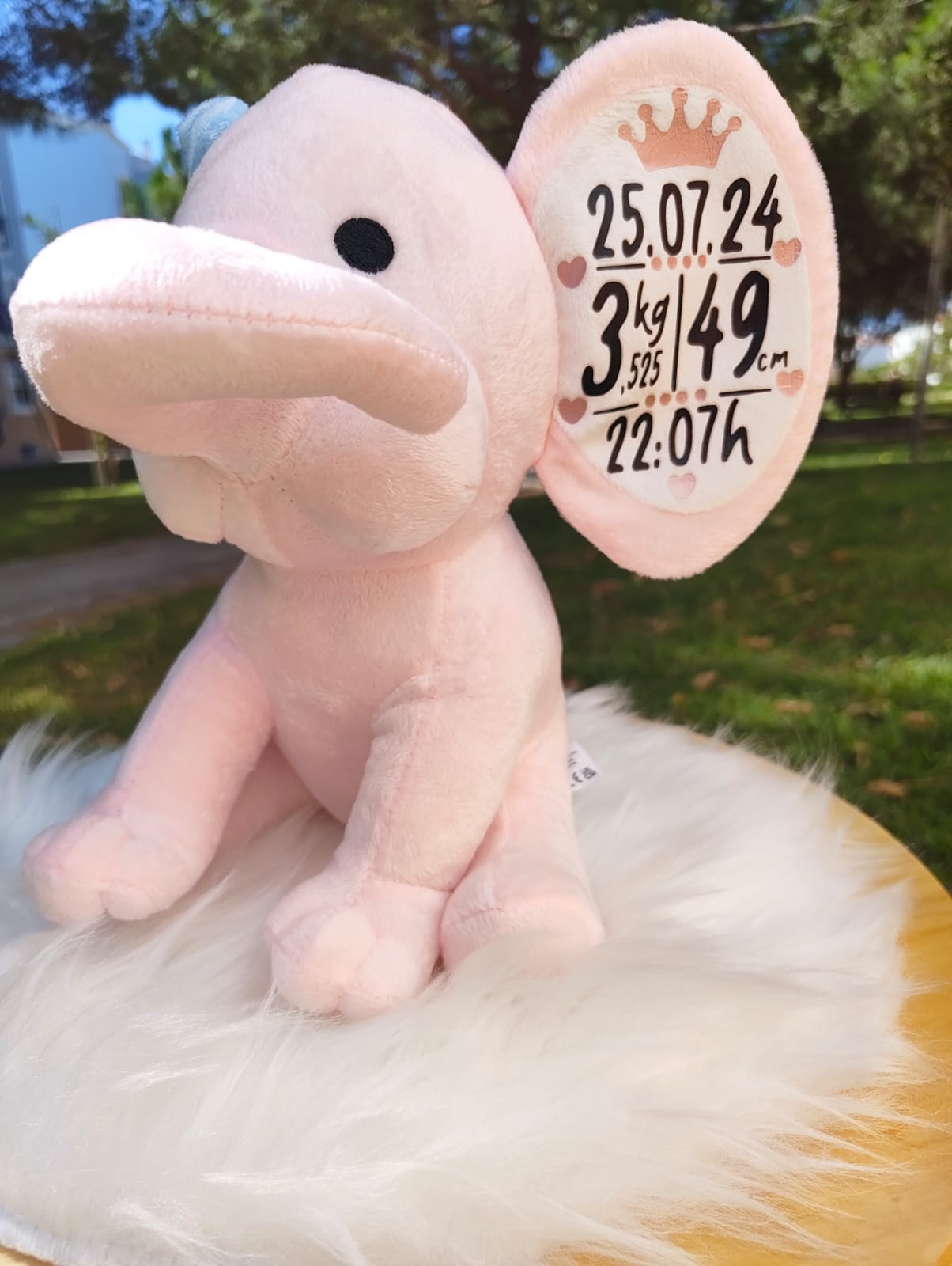 Peluche Elefante de Nascimento