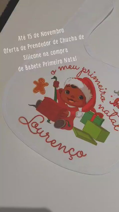 Babete Personalizado - O Meu Primeiro Natal
